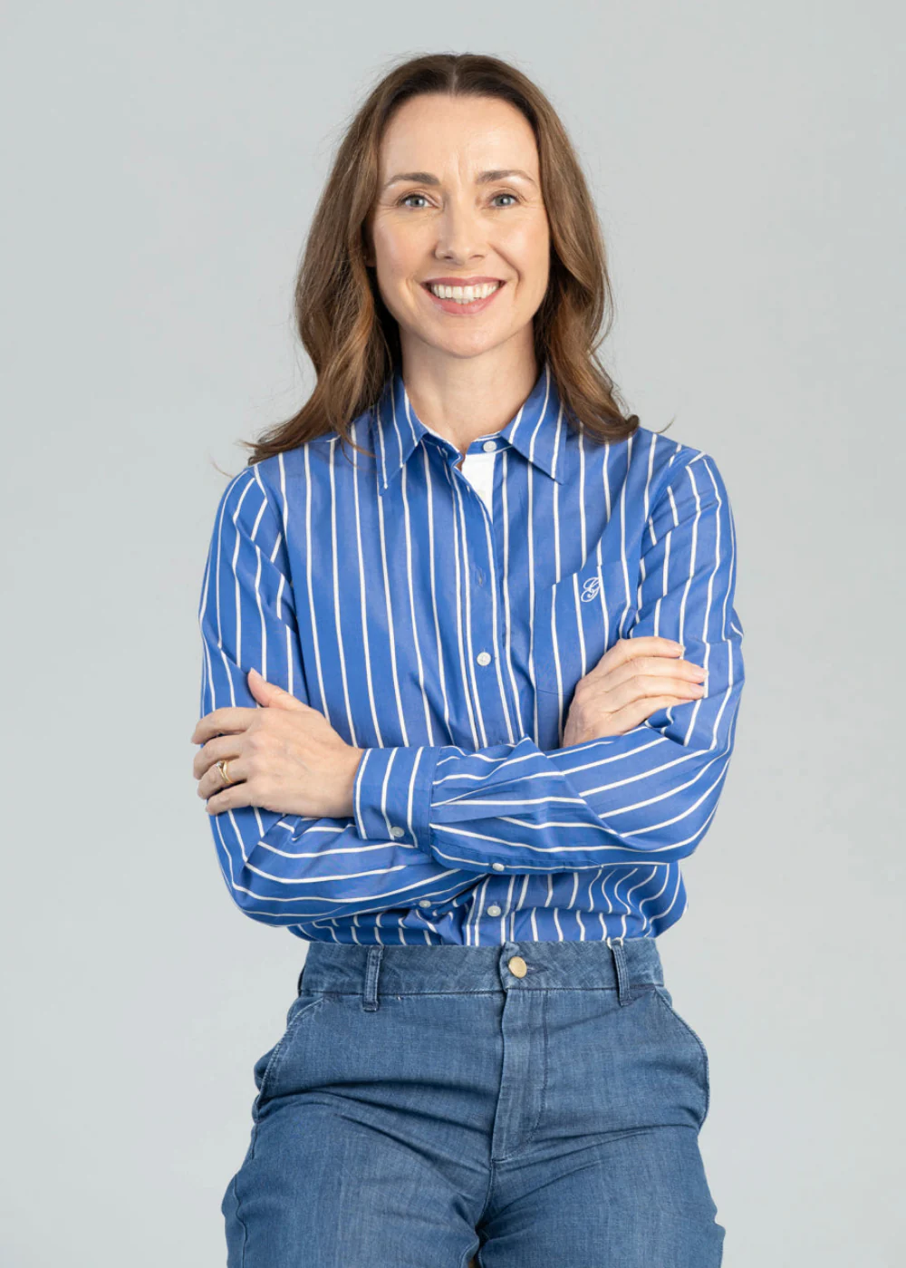 Classic Poplin Stripe Shirt - Image 4