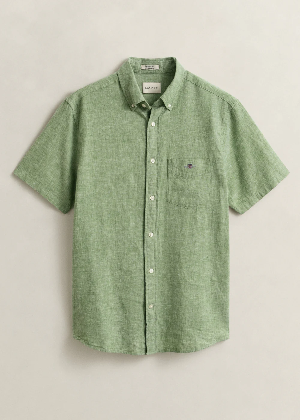 Cotton Linen Short Sleeve Shirt - Image 5