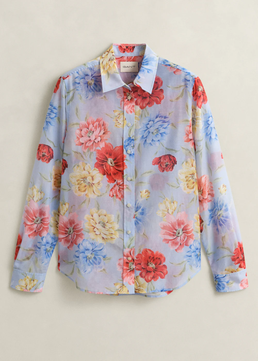 Floral Print Cotton Silk Shirt - Image 5