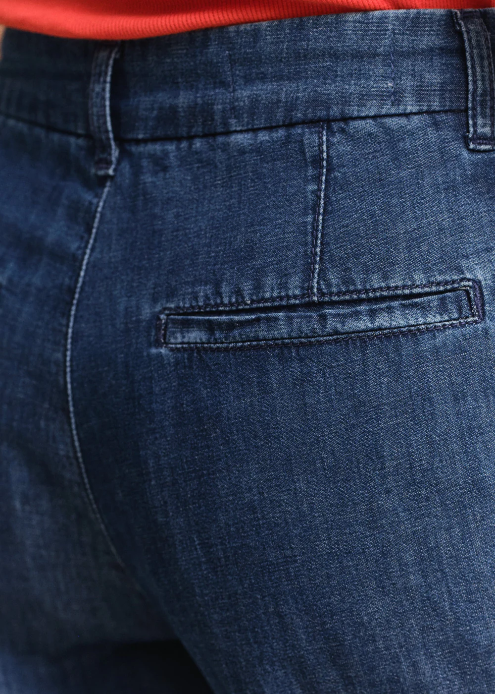 Relaxed Cotton Linen Jeans - Image 4