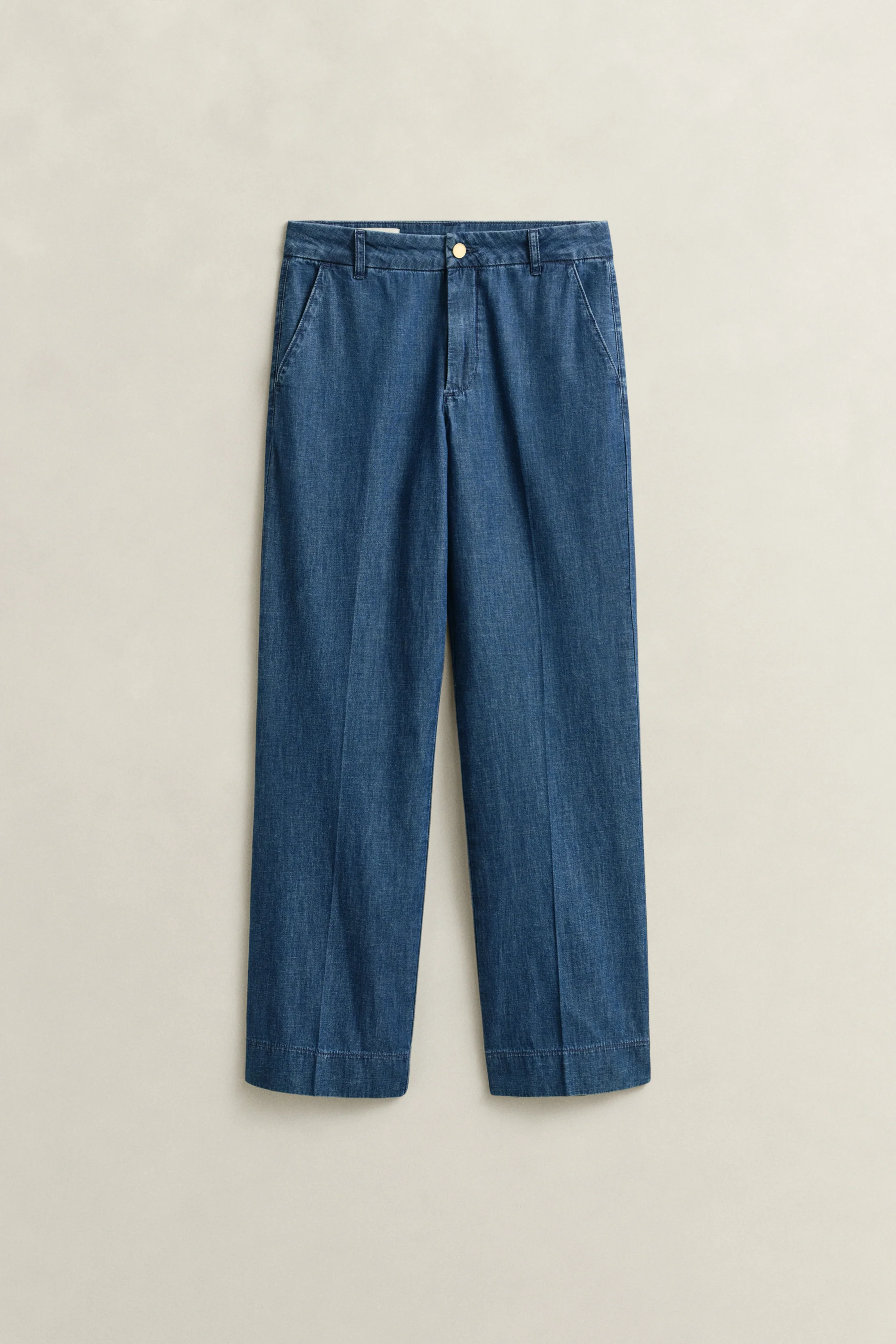 Relaxed Cotton Linen Jeans - Image 5
