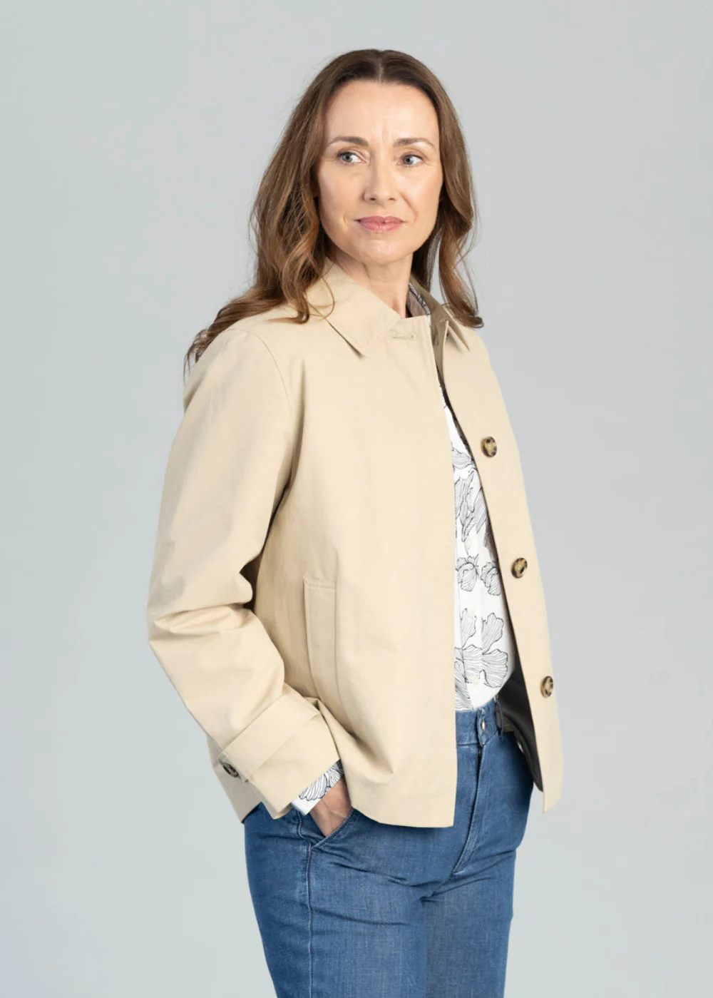 Short Cotton Car Coat - Image 3