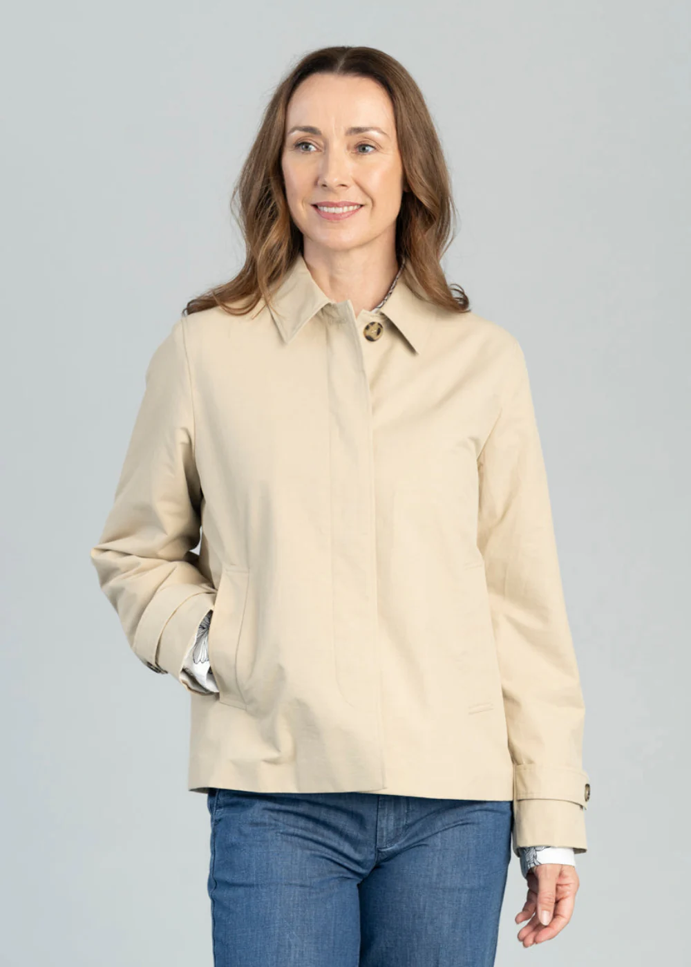 Short Cotton Car Coat - Image 4