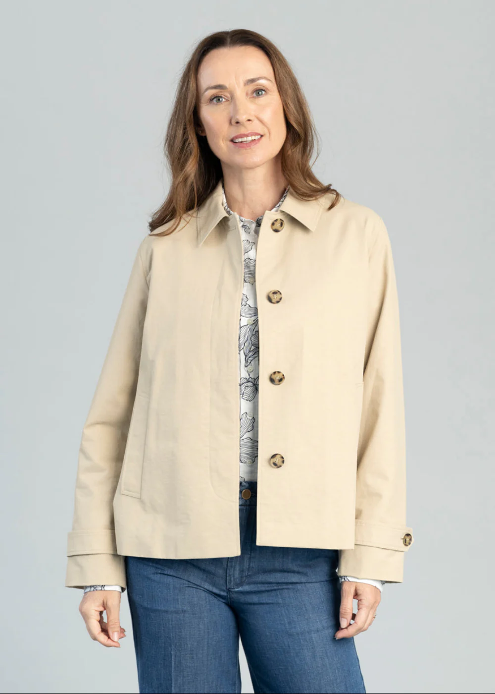 Short Cotton Car Coat - Image 5